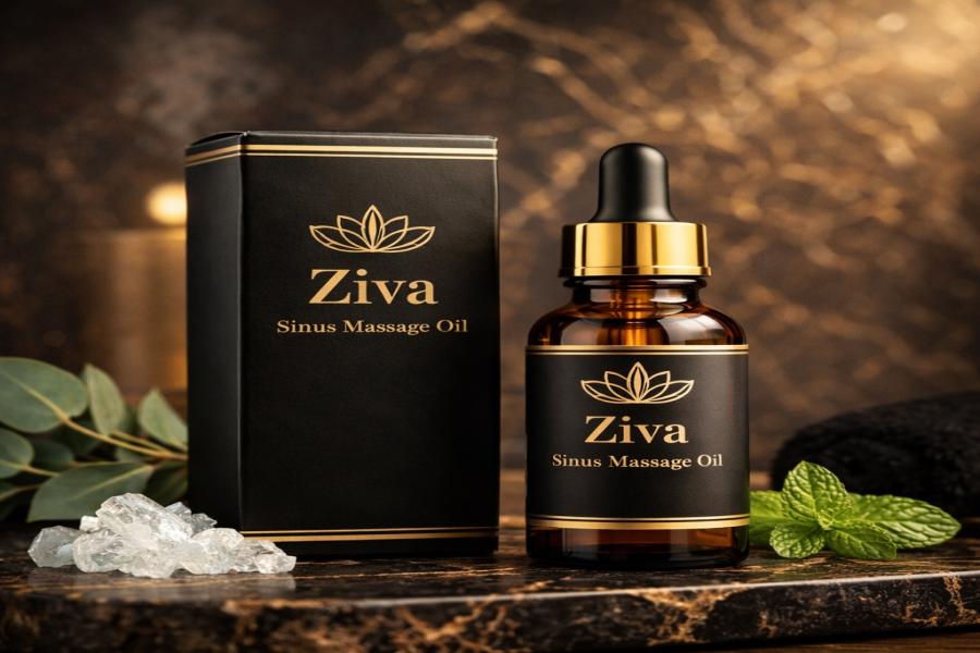 روغن ماساژ سینوس Ziva، راهکاری طبیعی برای تنفس راحت و آرامش صورت